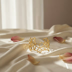 Golden Flutter Openwork Cuff