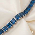 Azure Blue Tennis Bracelet