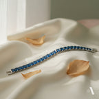 Azure Blue Tennis Bracelet