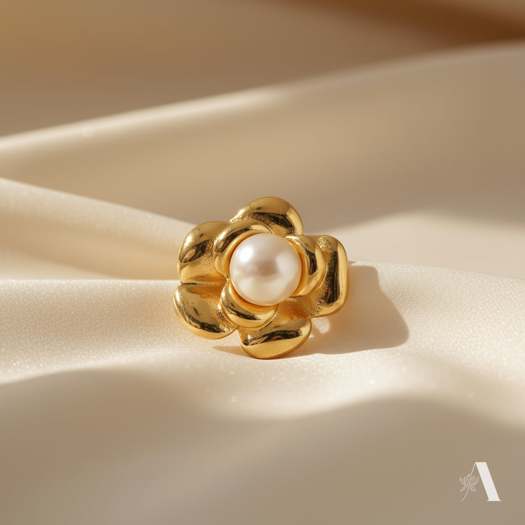 Bloom Circle Lotus Studs