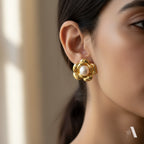 Bloom Circle Lotus Studs