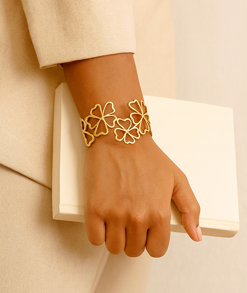 Golden Flutter Cuff