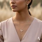 Butterfly Necklace and Earring Set