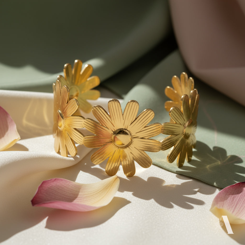 Daisy Flower Cuff