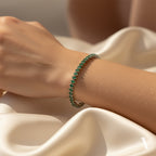 Émeraude Green Tennis Bracelet