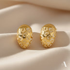 Golden Veil Textured Studs
