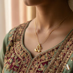 Graceful Swans Pendant Necklace