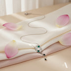 Green Stone Geometric Necklace