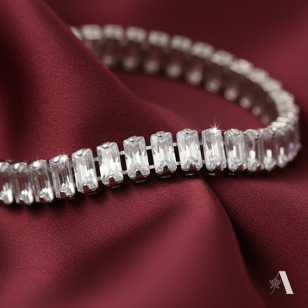 Lumière White Tennis Bracelet
