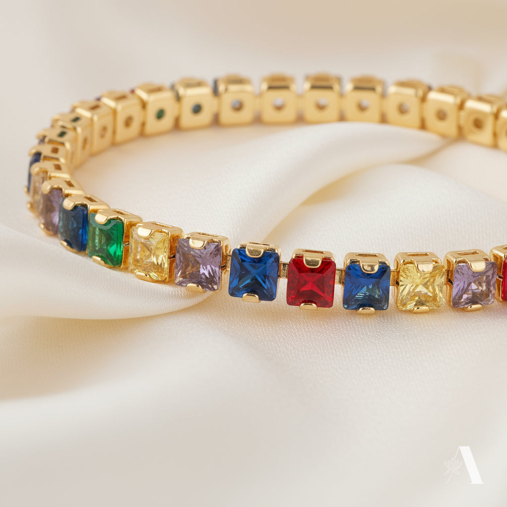 Prism Multicolor Tennis Bracelet