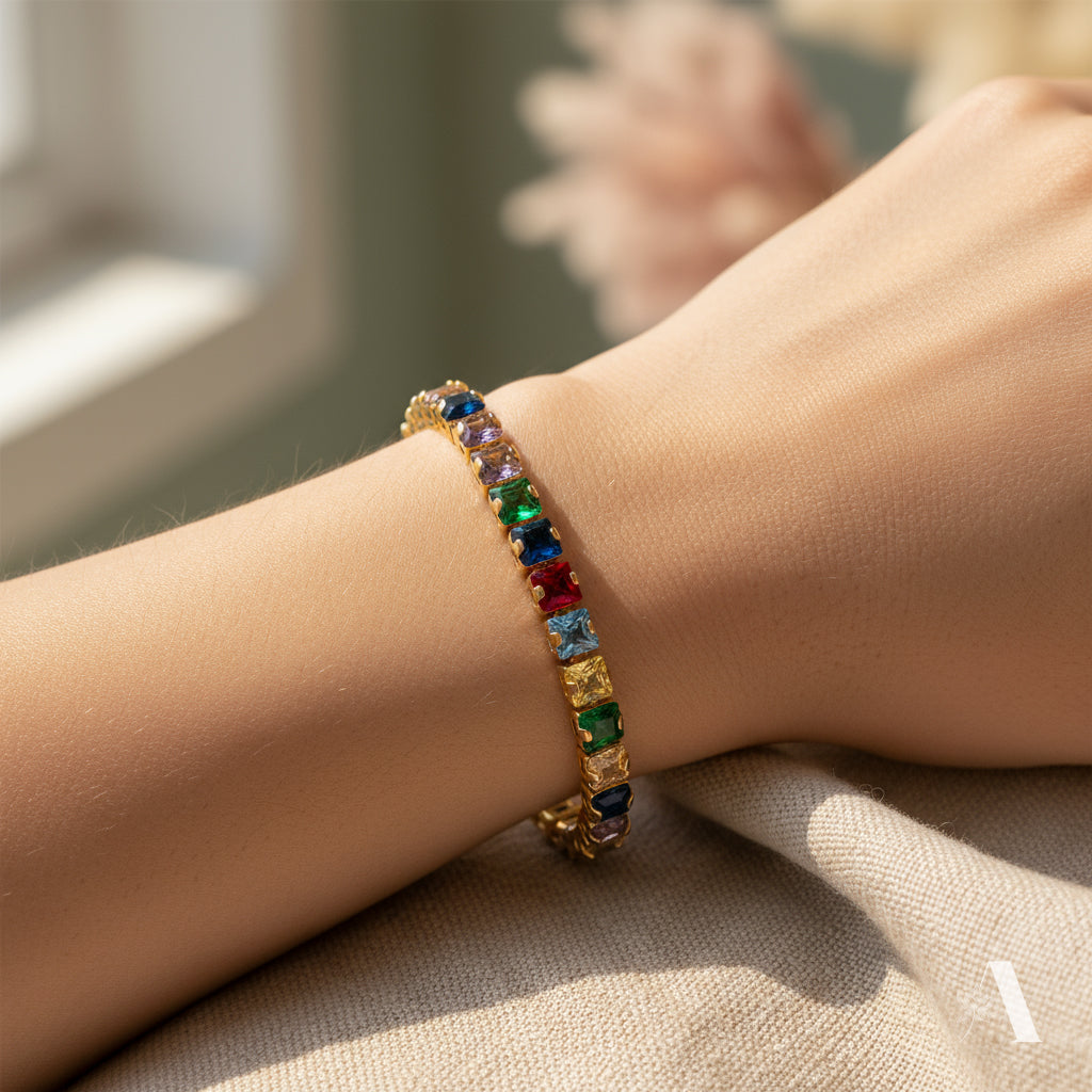 Prism Multicolor Tennis Bracelet
