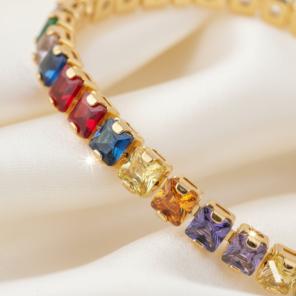 Prism Multicolor Tennis Bracelet