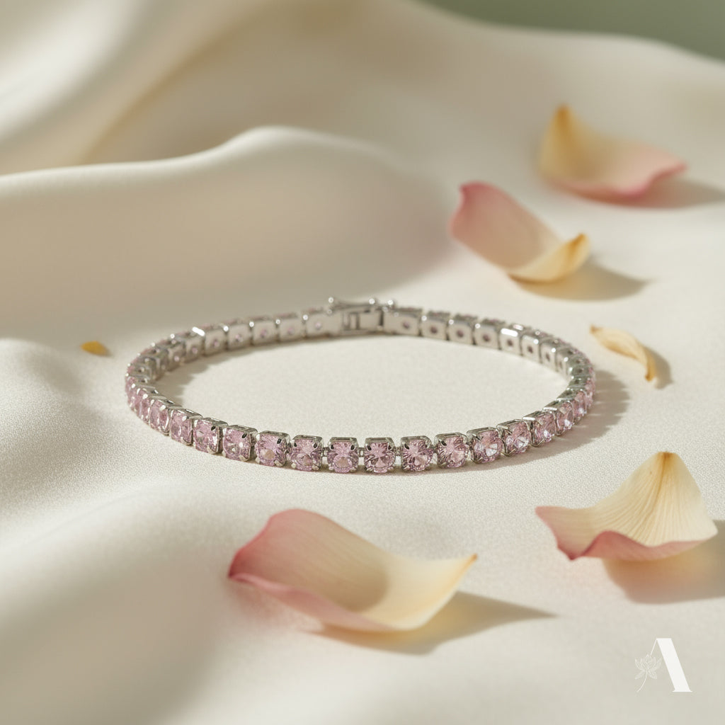 Rosé Pink Tennis Bracelet