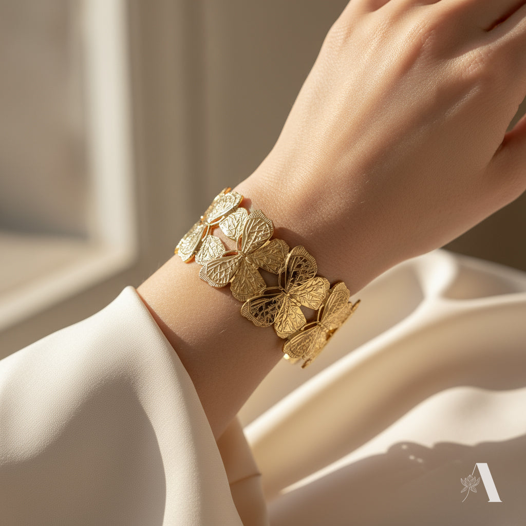Textured Butterfly Cuff